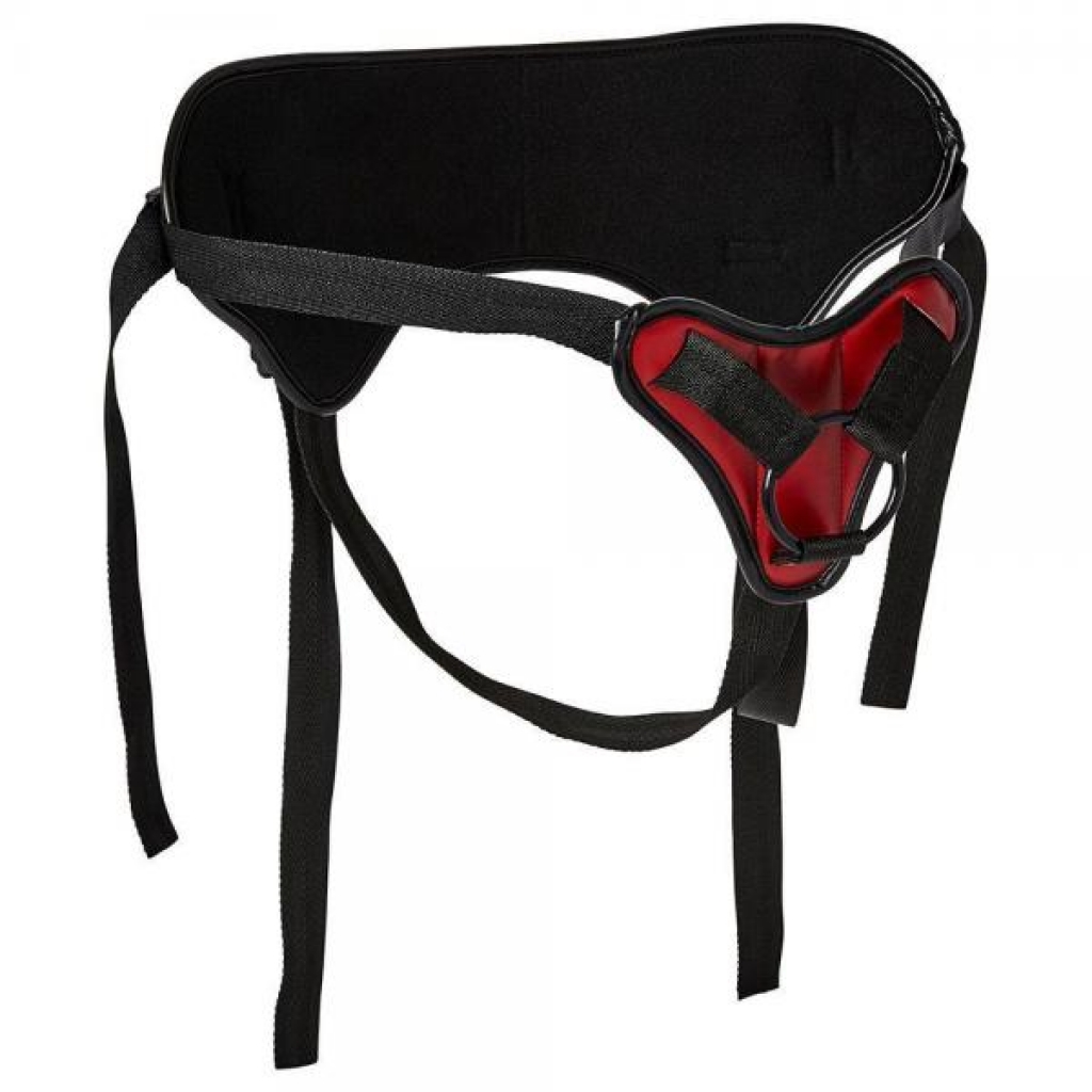 Sportsheets Saffron Strap On - Black/Red