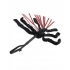 Saffron Faux Fur Flogger - Red