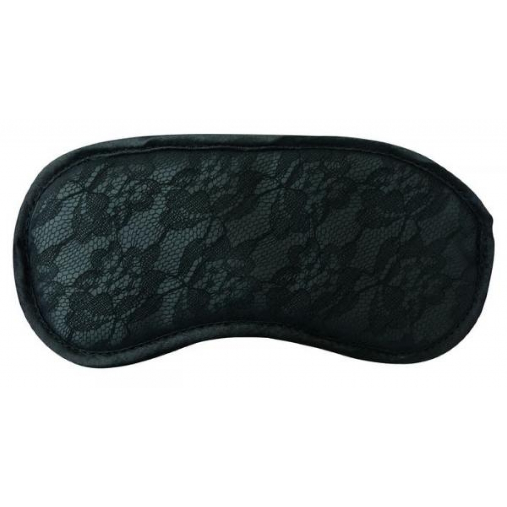 Midnight Lace Blindfold - Black, One Size Fits Most