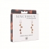 Sincerely Amber Nipple Jewelry - Stunning Red Accents