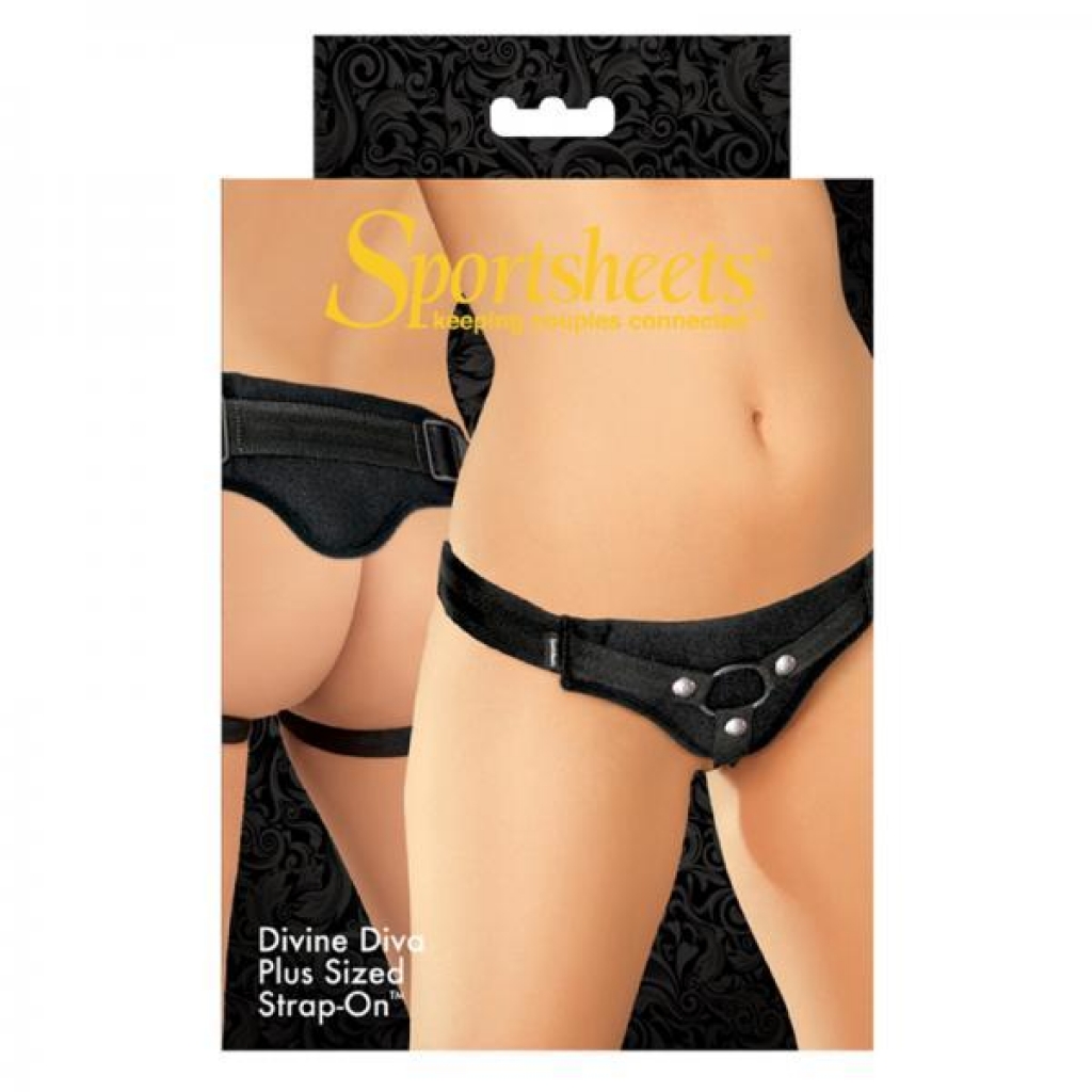 Divine Diva Plus Size Harness - Black