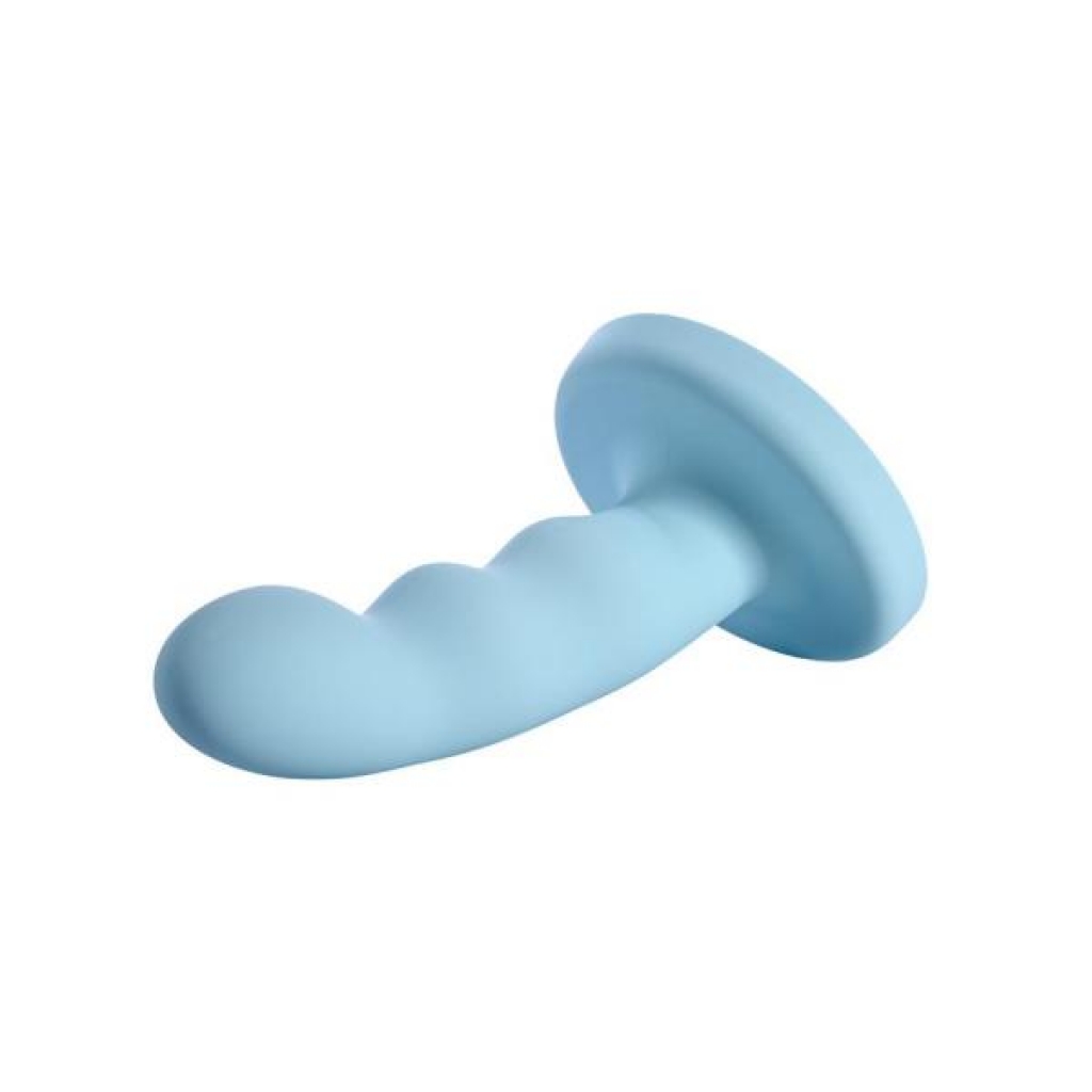 Jaspar 6in Silicone Dildo - Blue