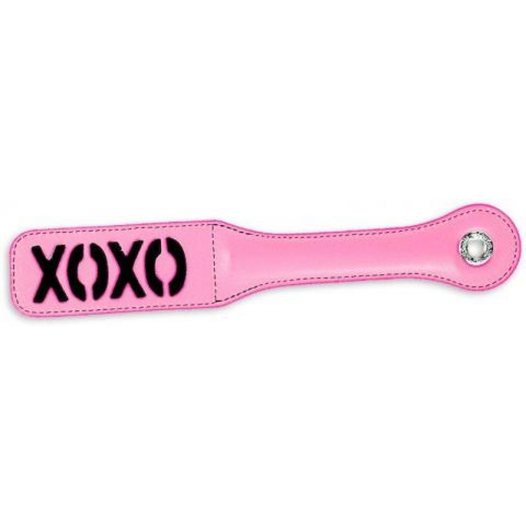 Sex And Mischief XOXO Paddle - Pink - 12 Inches