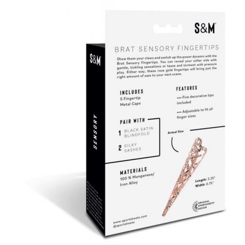 S&M Brat Sensory Fingertips - Gold