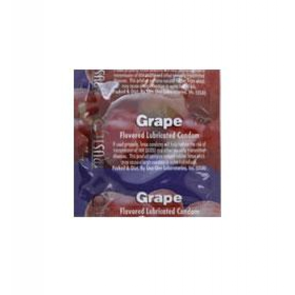 Grape Flavored Condom - 3 Pack