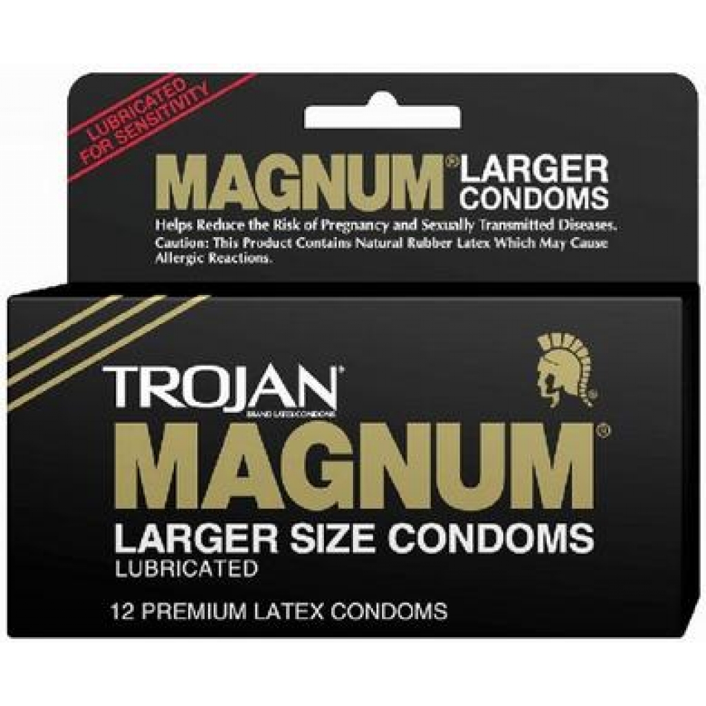 Trojan Magnum Ultra Comfort 12 Pack - Clear Protection