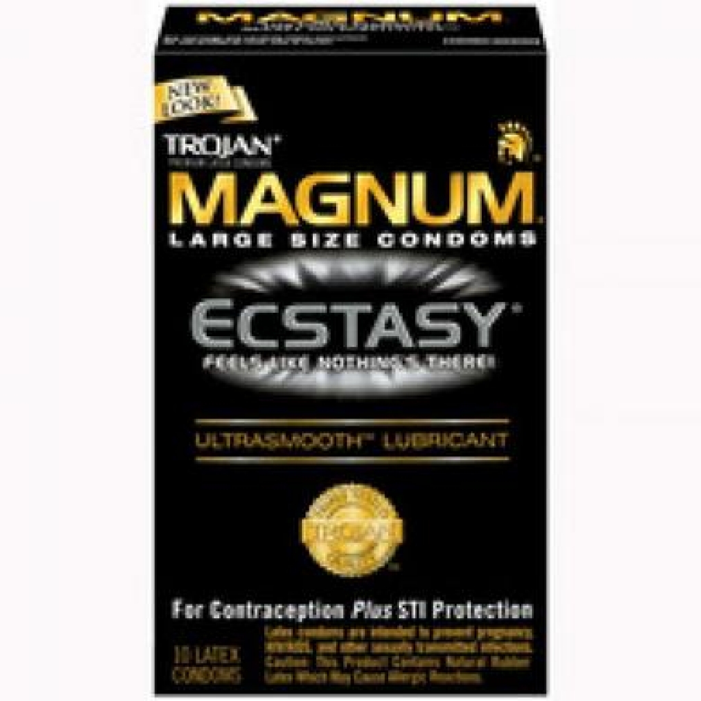 Trojan Magnum Ecstasy - Ultrasmooth Lubricated