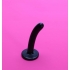 Silk Small Black Dildo from Tantus Silicone