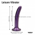 Leisure Vibrating Dildo - 5-Inch Midnight Purple