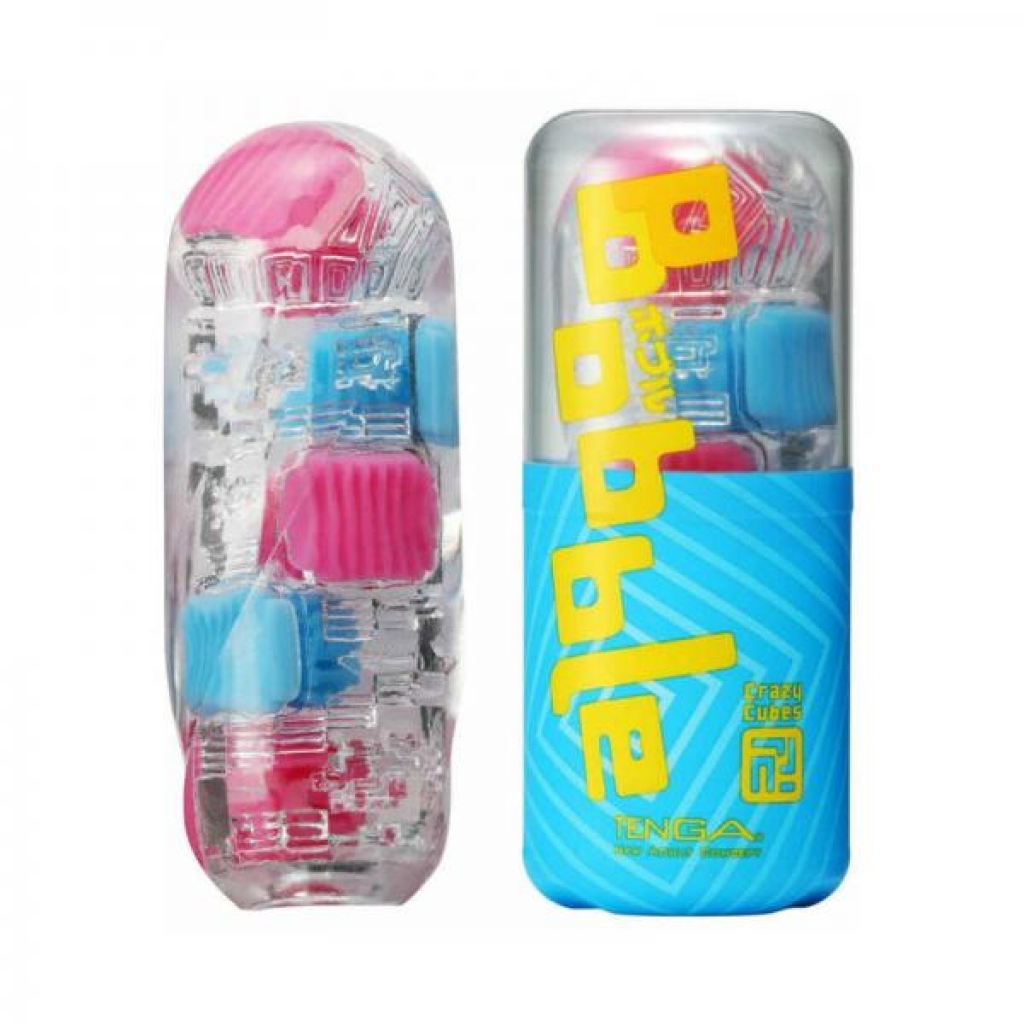 Tenga Bobble Crazy Cubes - Colorful Male Masturbator