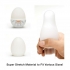 Tenga Egg Shiny Masturbator in White