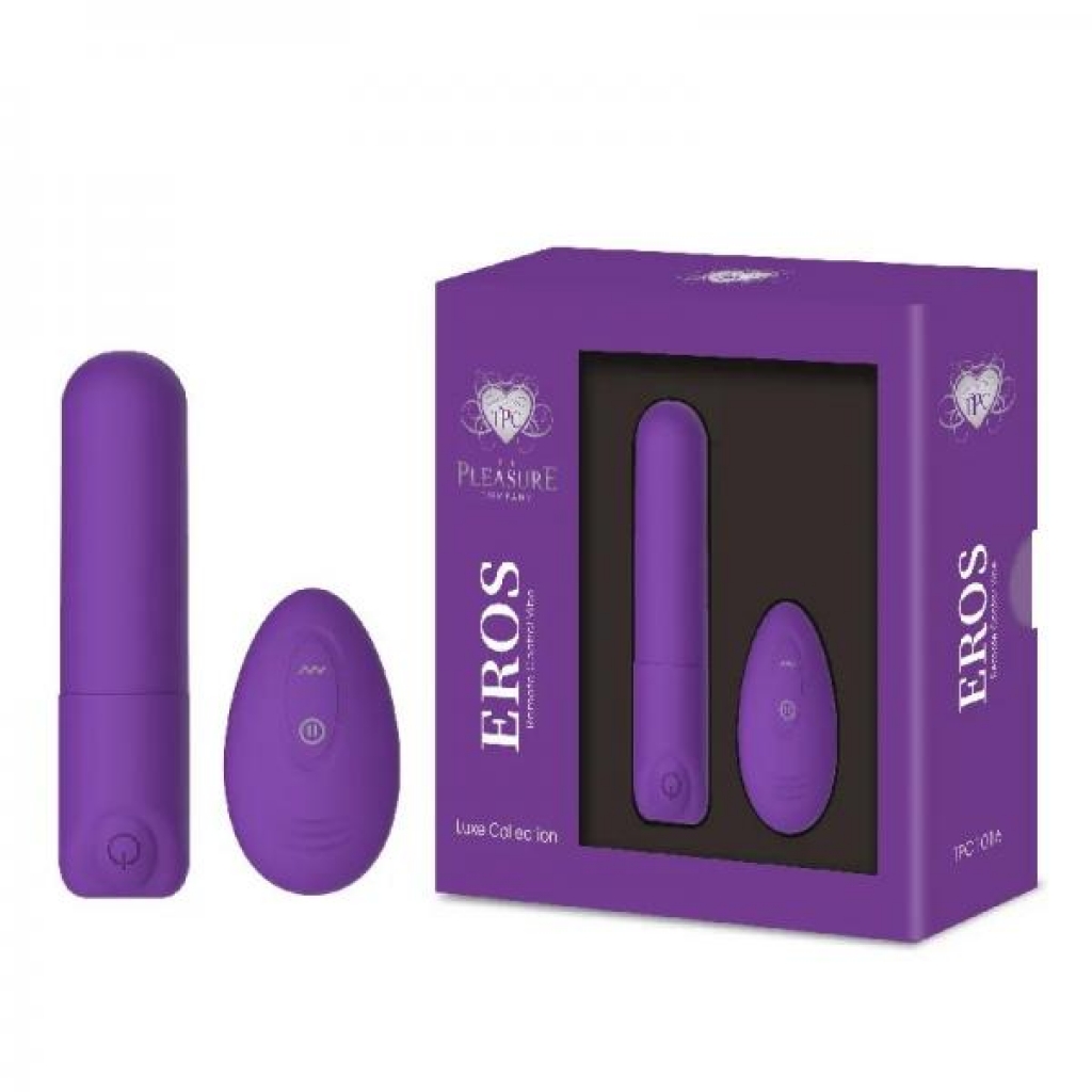 Eros Ultra Bullet with Remote - Purple