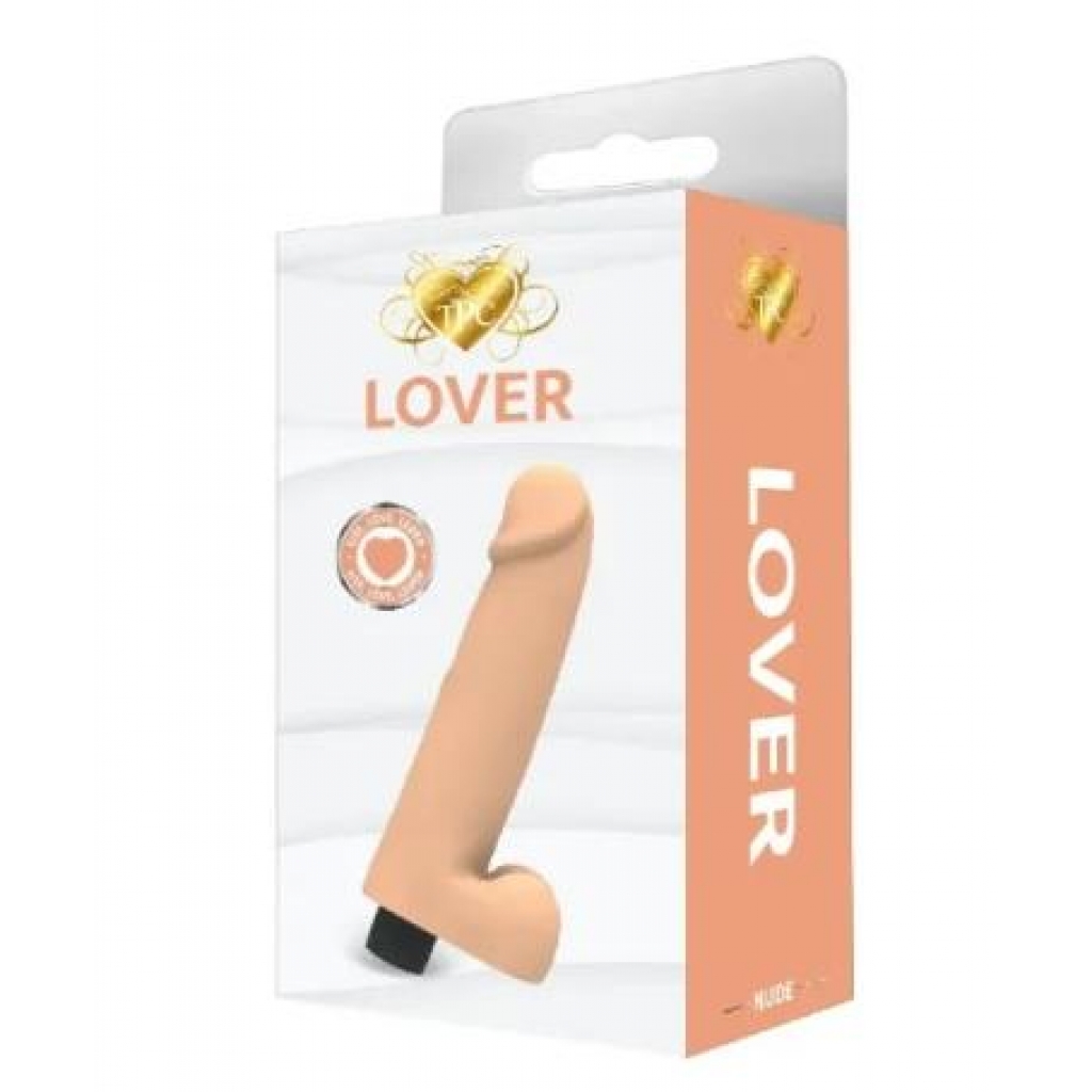 Lover Vibrating Wand - Nude Beige