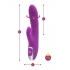 Viben Frenzy Rabbit Vibe with Clit Suction - Berry Pink