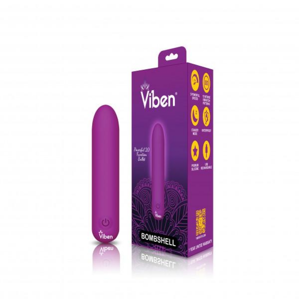 Viben Bombshell Mighty Bullet - Berry Purple