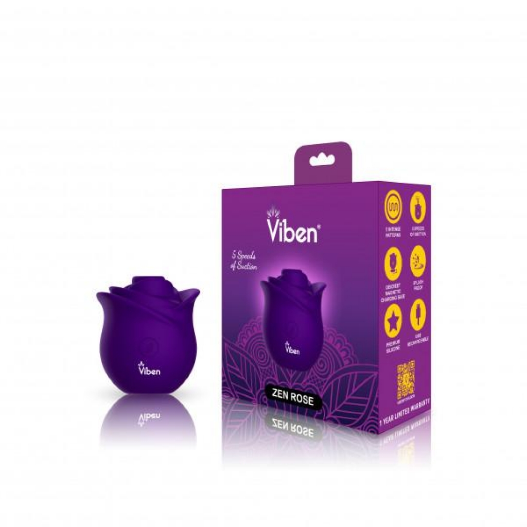 Viben Zen Rose Clitoral and Nipple Stimulator