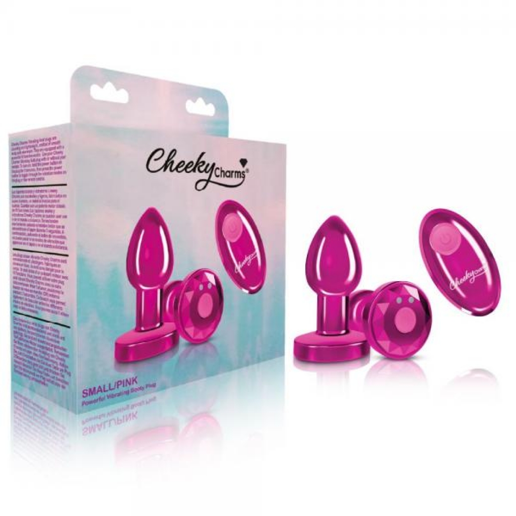 Cheeky Charms Vibrating Metal Plug with Remote