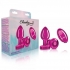 Cheeky Charms Vibrating Metal Plug - Pink Medium with Remote