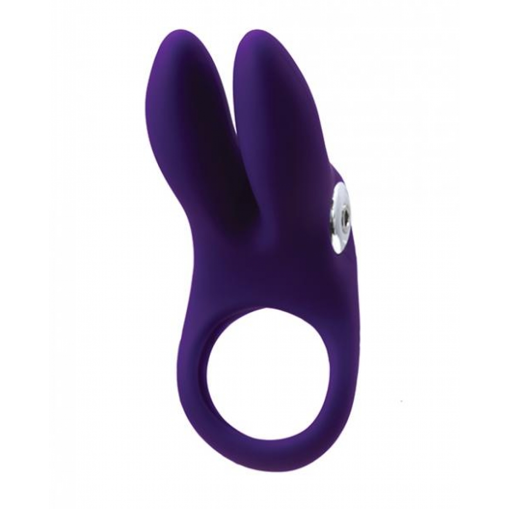 Vedo Sexy Bunny Rechargeable Ring - Deep Purple