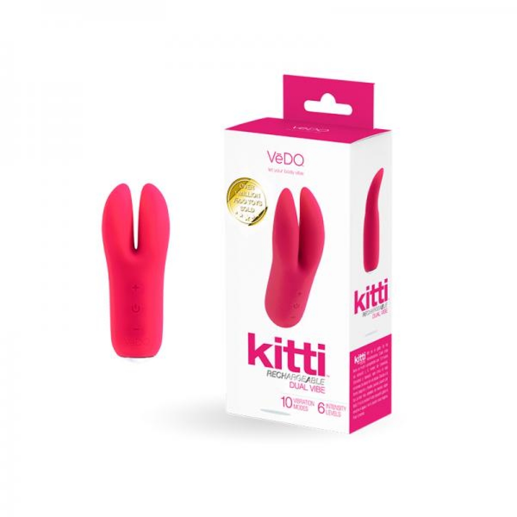 Vedo Kitti Rechargeable Vibrator - Foxy Pink