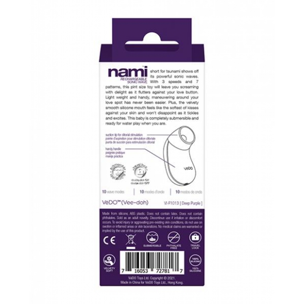 Vedo Nami Sonic Vibe - Rechargeable Purple