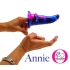 Annie-O Vixskin Galaxy Vibrating Dildo - Multi-Color