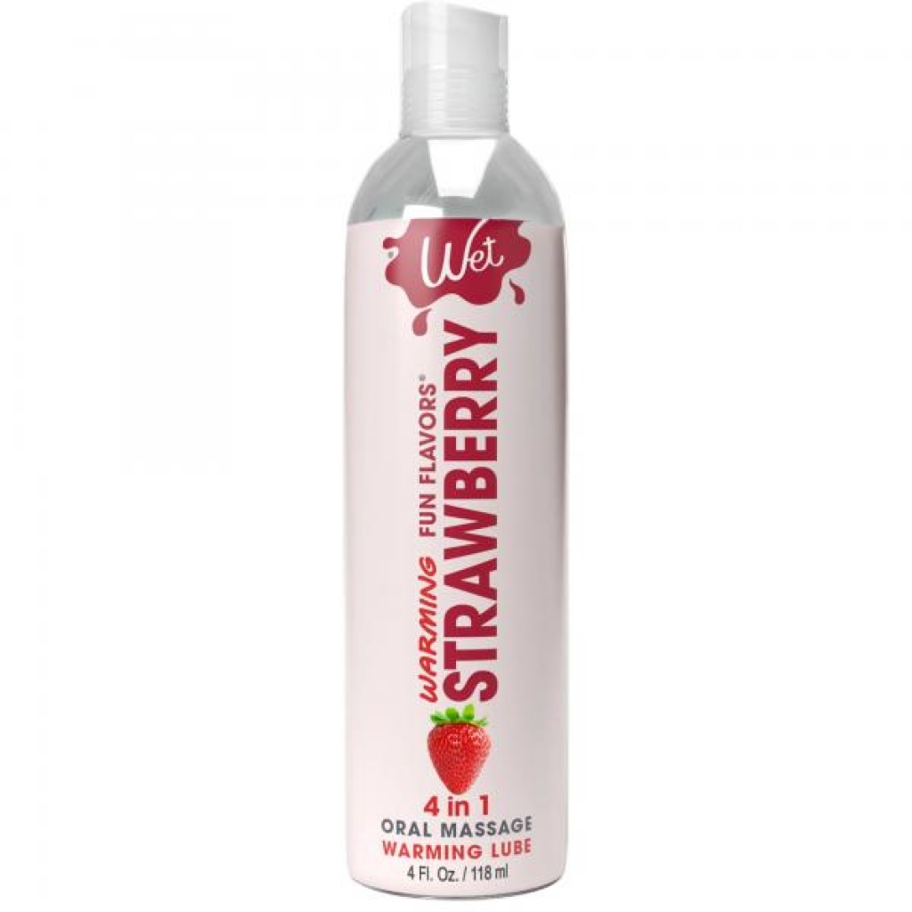 Wet Strawberry Warming Lubricant - 4 Fl. Oz