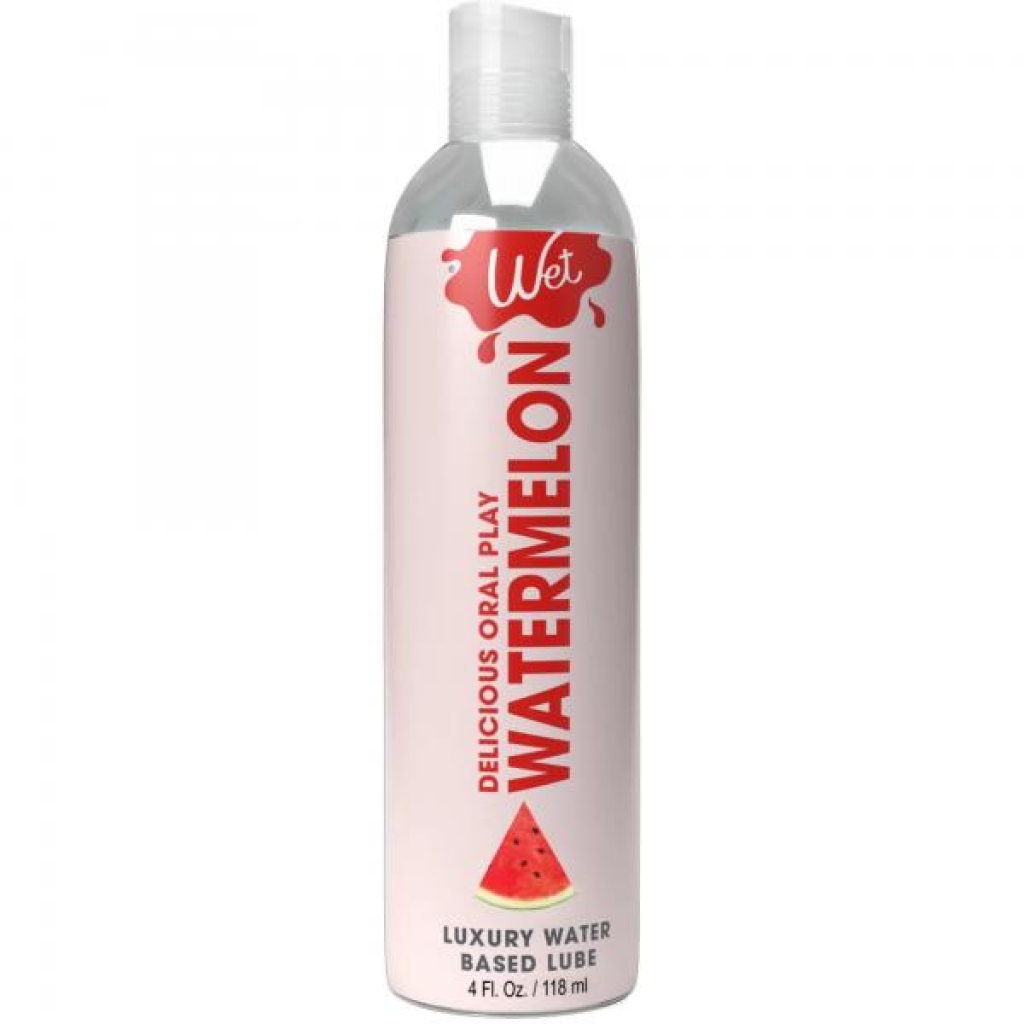 Wet Juicy Watermelon Oral Lubricant - 4 Oz.