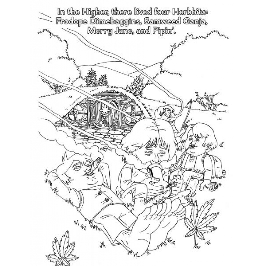 Lord Of Smoke Rings Coloring Book