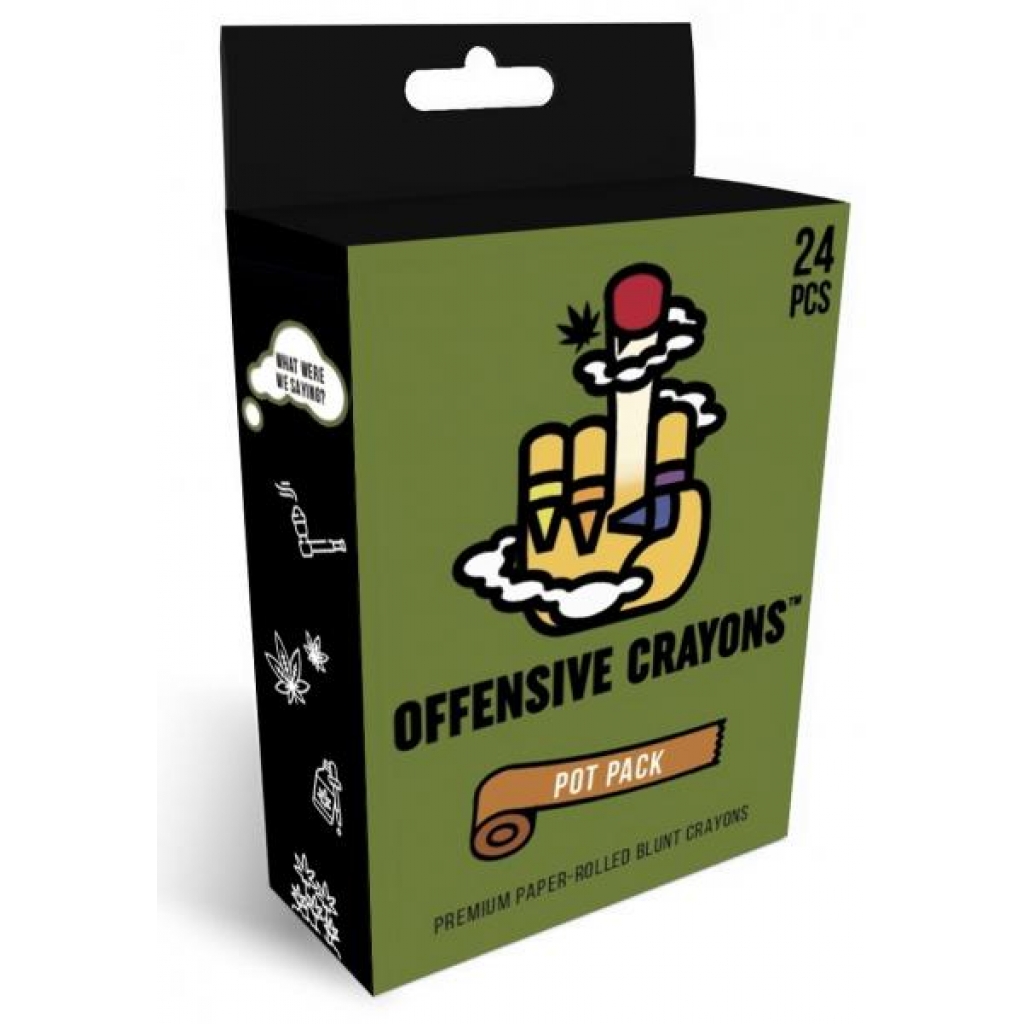 Pot Packs Offensive Crayons for Unique Gifts and Fun