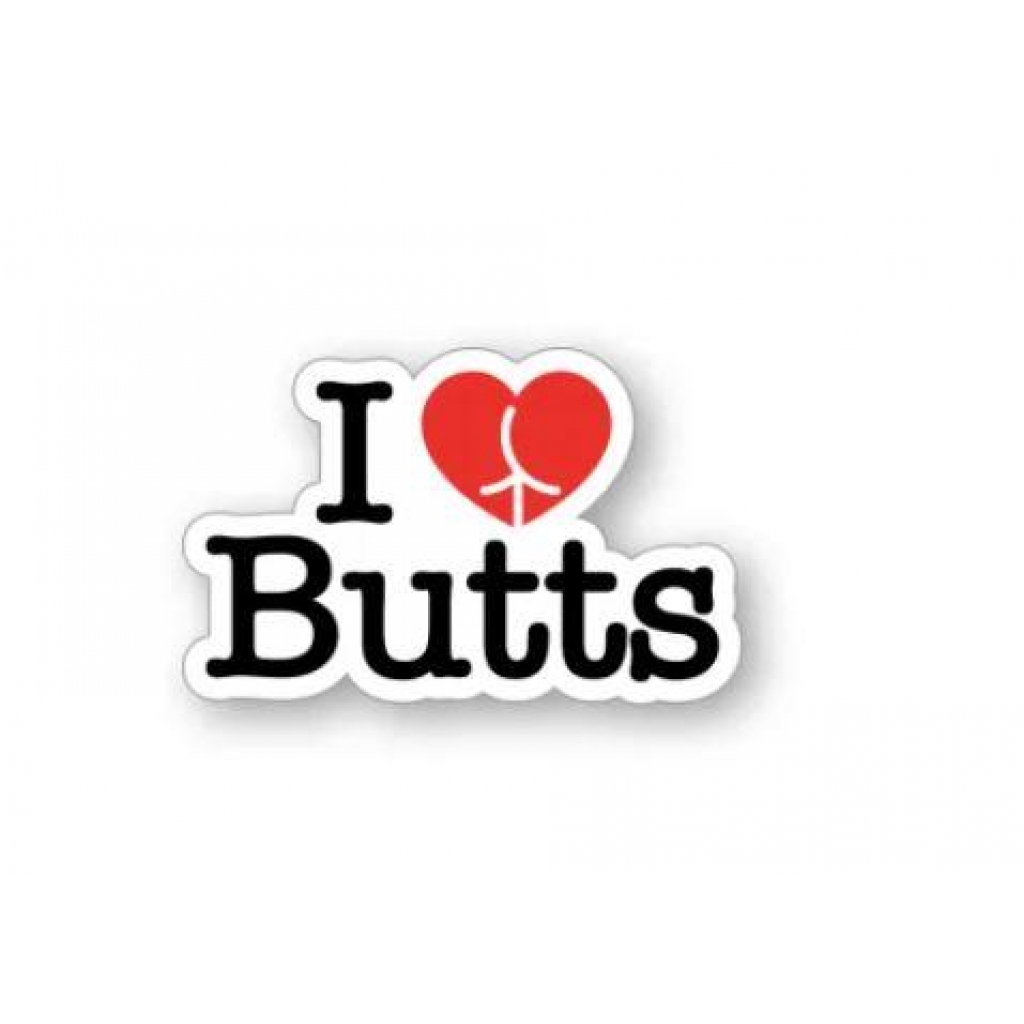 I Heart Butts Enamel Pin