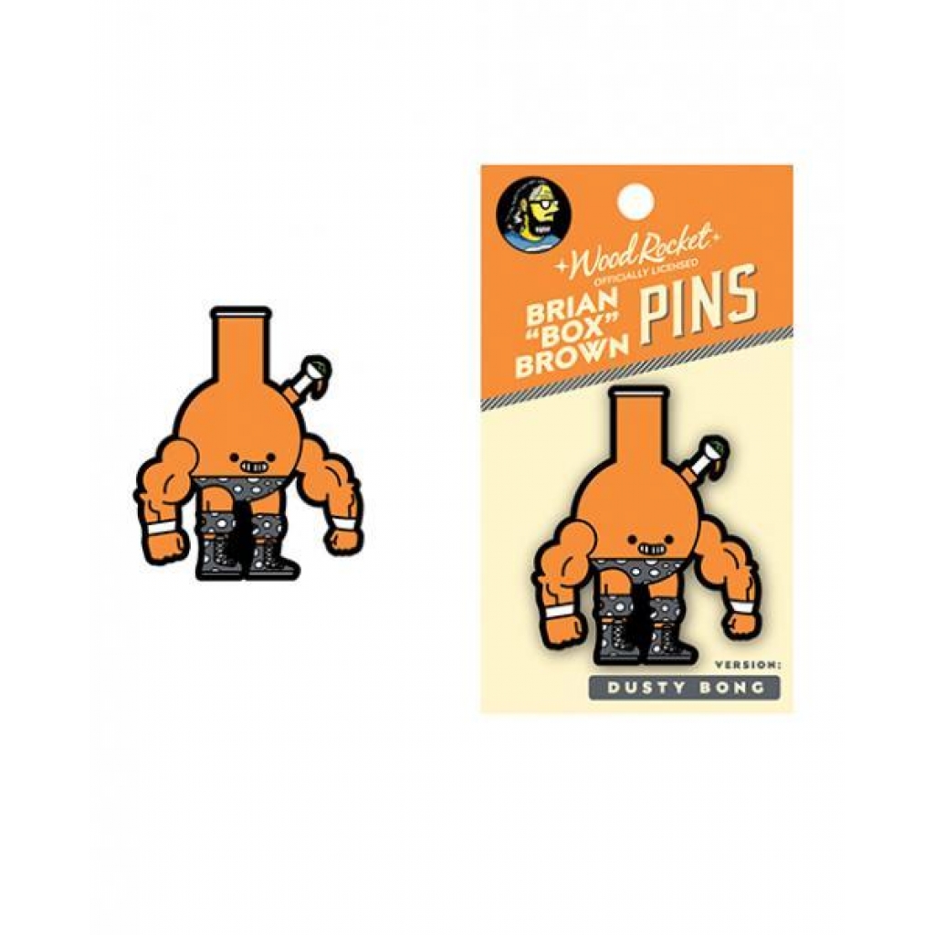 Brian Box Bong Enamel Pin - Dusty Bong