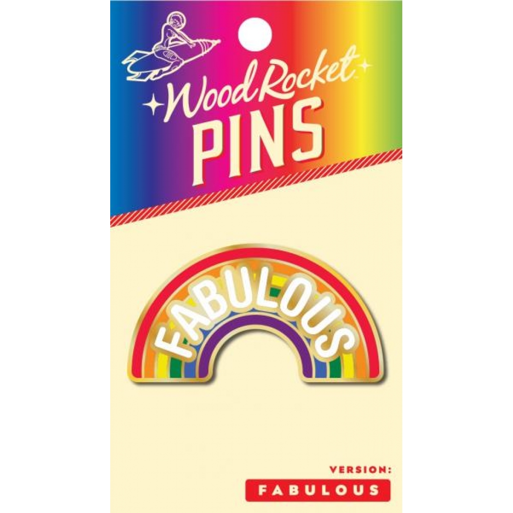 Fabulous Rainbow Enamel Pin