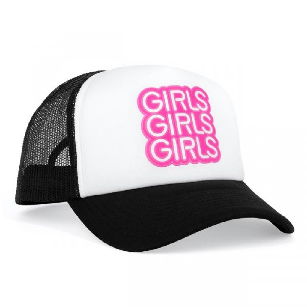 Hat Girls Girls Girls - White