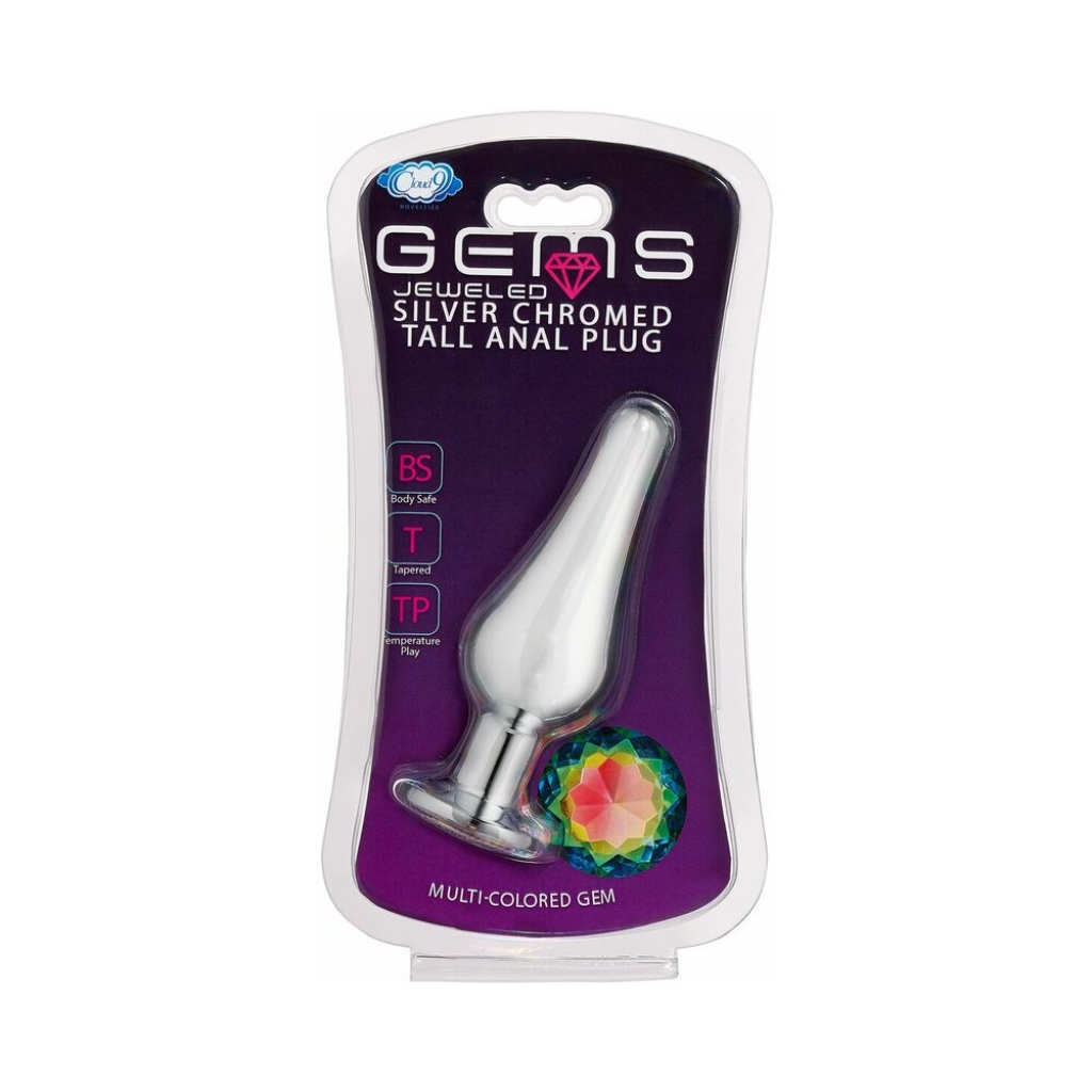 Cloud 9 Gems Black Silicone Anal Plug Kit