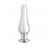 Cloud 9 Gems Silver Chromed Tall Anal Plug - Small