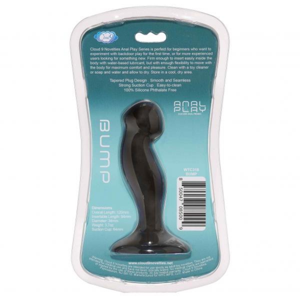 Anal Play Silicone Bump - Black