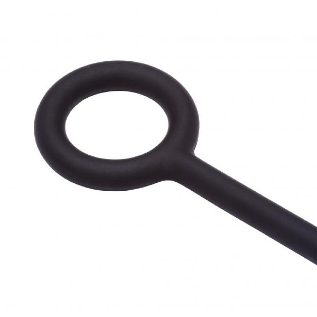 Silicone Anal Teardrop Small - Black