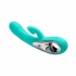 Cloud 9 G-Spot Slim 7 inches Dual Motors Teal Green Vibrator