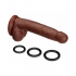 Cloud 9 Bullet Vibrator with Cock Rings - Black Silver