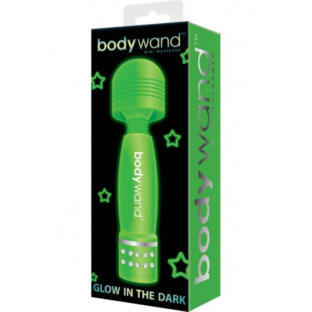 Bodywand Mini Massager Glow In The Dark Green