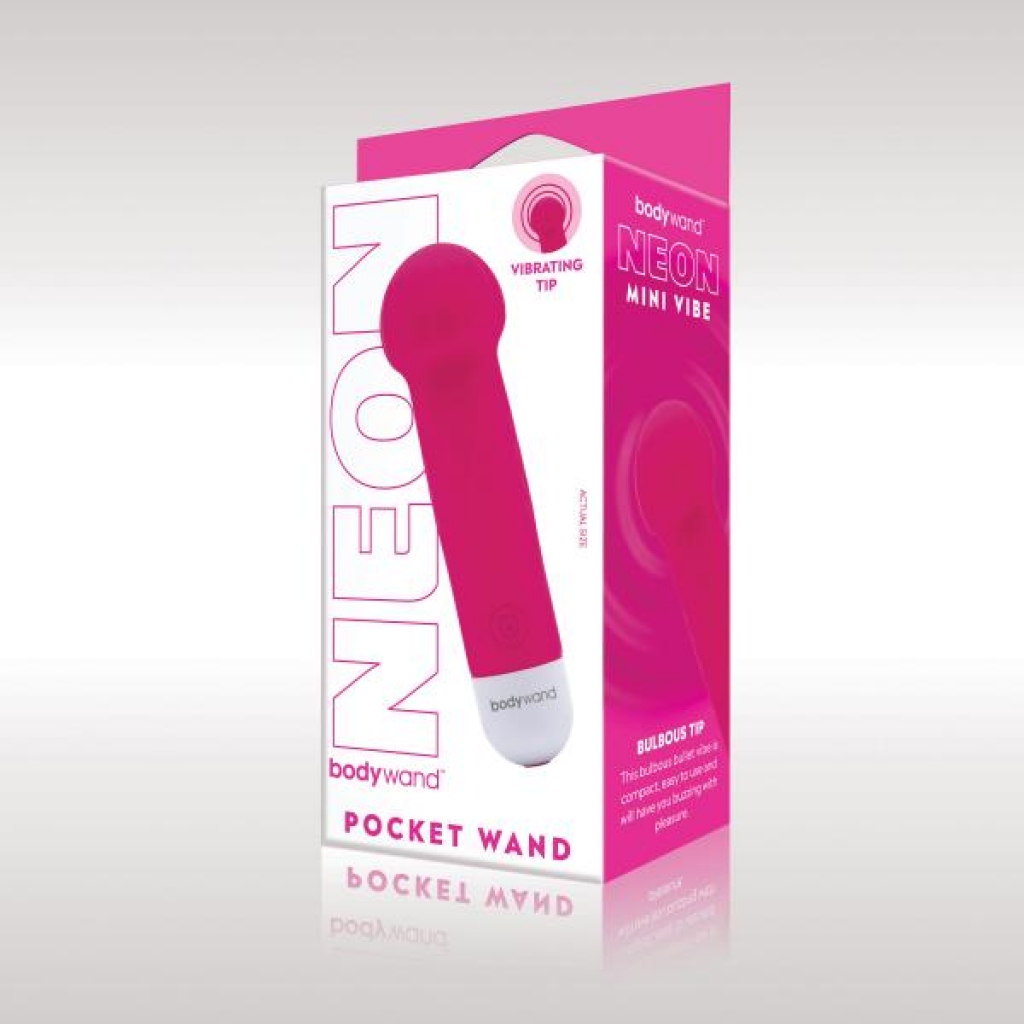 Bodywand Mini Pocket Wand Massager - Neon Pink