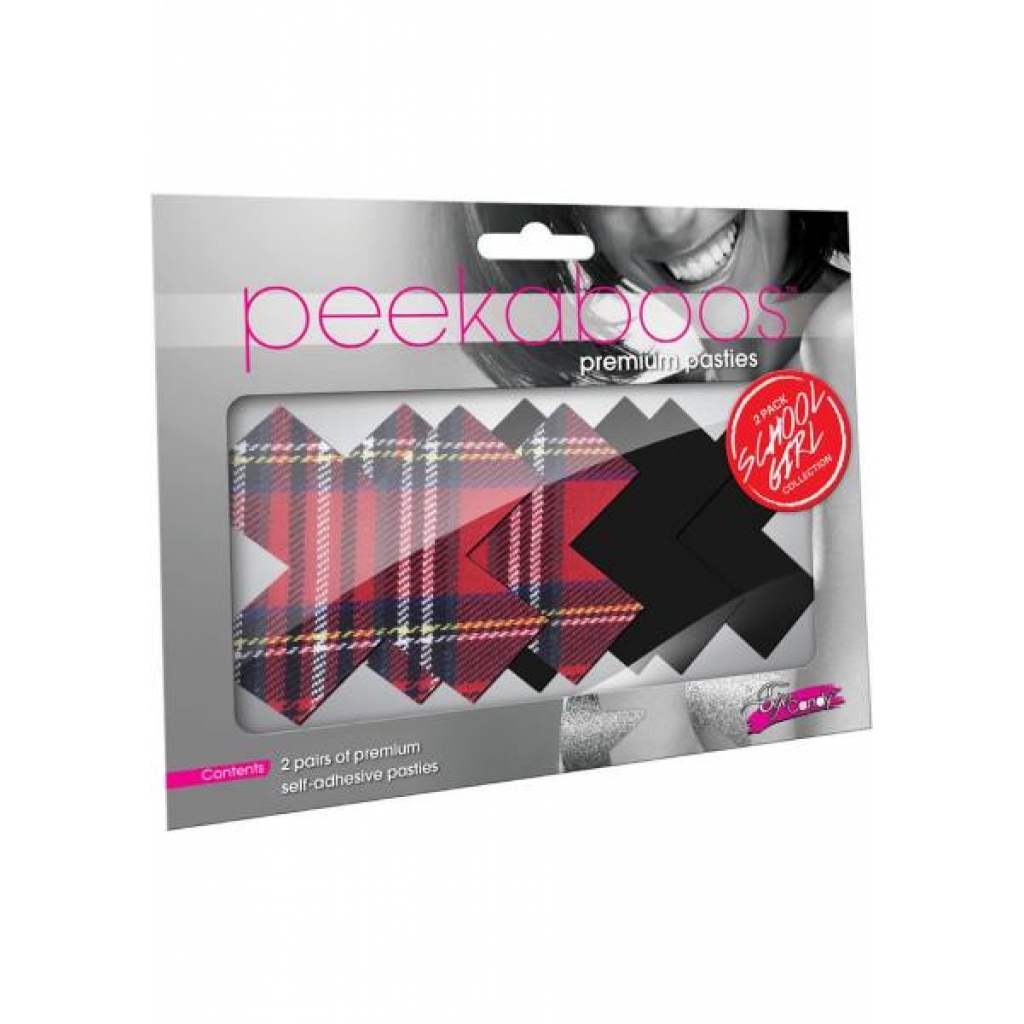 Peekaboos Pasties School Girl X - One Size Fits Most