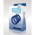 Zolo Extra Thick Silicone Cock Ring 3pk - Blue