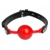 Hush Silicone Comfort Ball Gag - Red Matte Finish