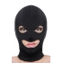 Facade Spandex Hood with Eye and Mouth Holes - Black O/S