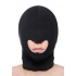 Blow Hole Open Mouth Spandex Hood - Versatile Black