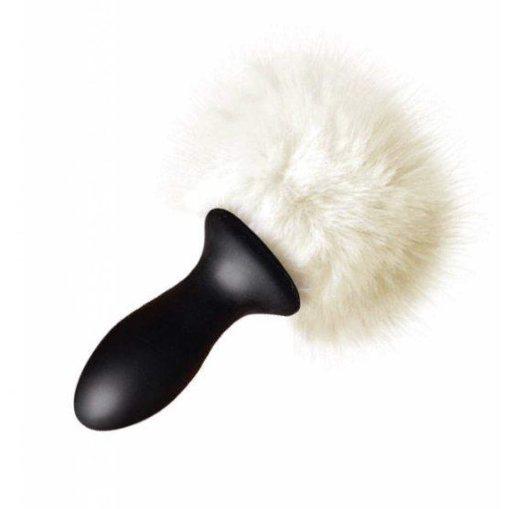 Tailz Bunny Tail Anal Plug - Black & White