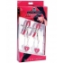 Charmed Heart Padlock Nipple Clamps - Red