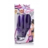 Frisky 3pc Vibrating Finger Rimmer Set - Purple